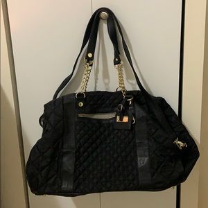 Steve Madden quilted duffle bag